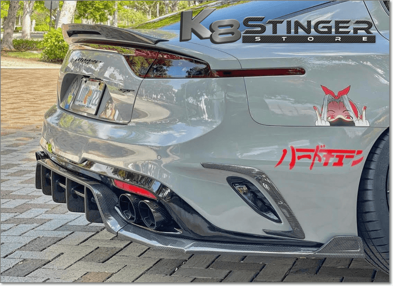 Load image into Gallery viewer, Kia Stinger - Adro Carbon Fiber Rear Diffuser V2 - FSPE