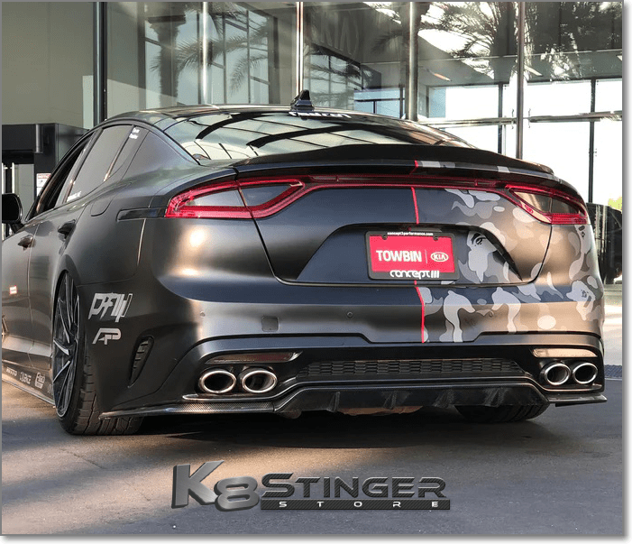 Load image into Gallery viewer, Kia Stinger - Adro Carbon Fiber Trunk Spoiler V2 - FSPE