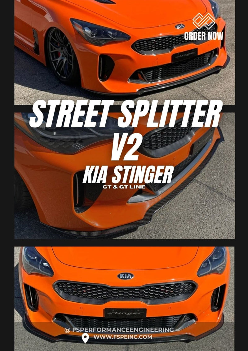 Load image into Gallery viewer, Kia Stinger GT (2018 - 23) & GT - Line (2020 - 23) Street Splitter (V2) - FSPE