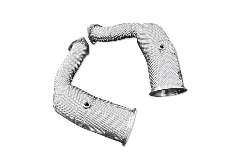 Load image into Gallery viewer, Lamborghini Urus MaxFlow Heat - Shielded Downpipes - FSPE