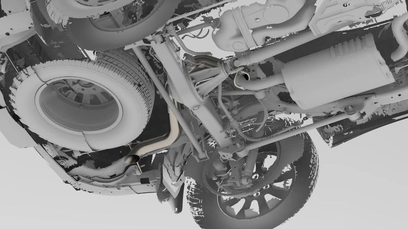 Load image into Gallery viewer, Lexus GX550/Toyota Land Cruiser (2024 - Current) - Titanium Axle Dump Exhaust - FSPE