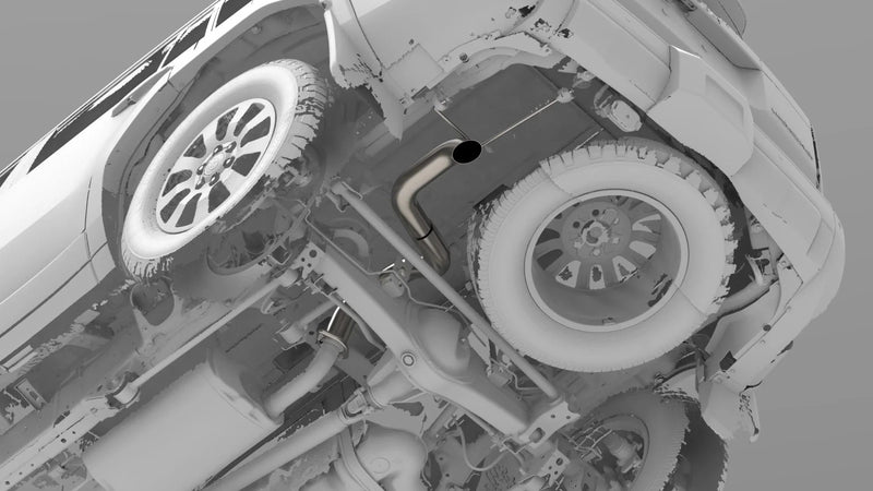 Load image into Gallery viewer, Lexus GX550/Toyota Land Cruiser (2024 - Current) - Titanium Axle Dump Exhaust - FSPE