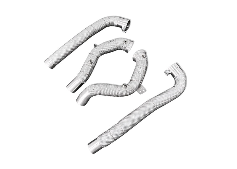 Load image into Gallery viewer, Mercedes AMG GT MaxFlow Heat - Shielded Downpipes for M178 4.0L - FSPE