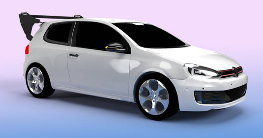 MK6 GTI & Golf R (2010 - 2014) CFD Tested Rear Wing (V2) - FSPE