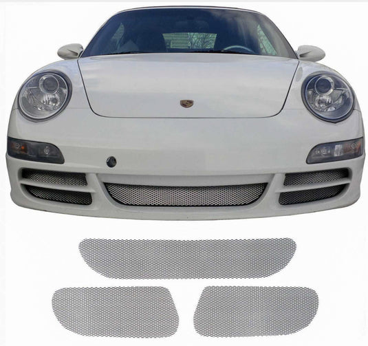 Porsche Carrera (2005 - 2008) Mesh Grille Inserts - FSPE