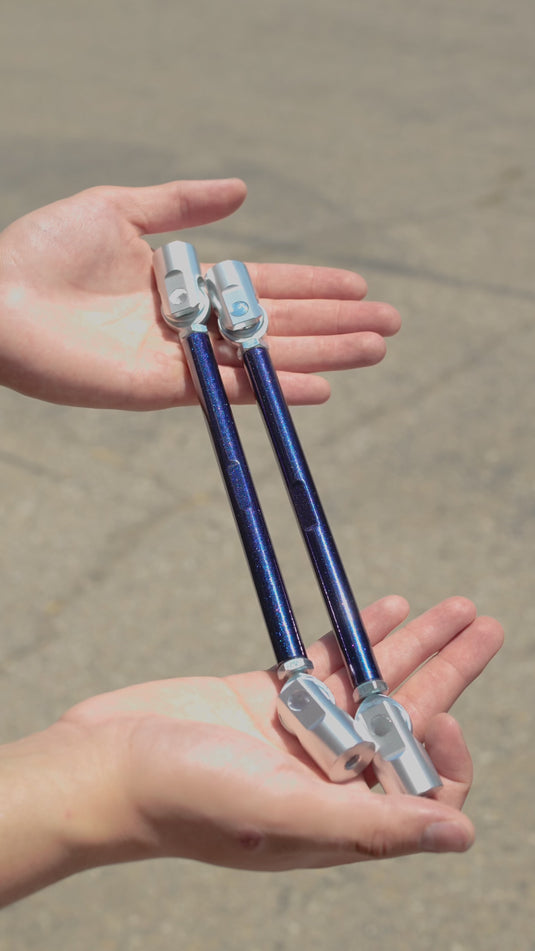 Adjustable Splitter Support Rods (PAIR) - METALLIC MARTIAN SUNSET