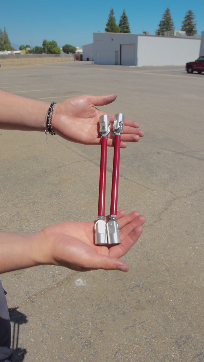 Load and play video in Gallery viewer, Adjustable Splitter Support Rods (PAIR) - ROYAL MAROON