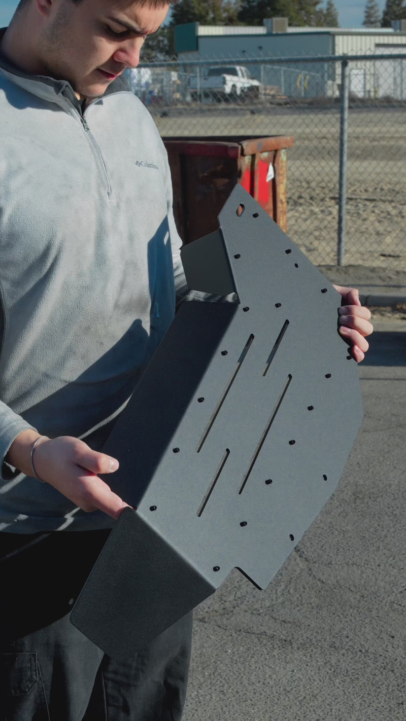 Load and play video in Gallery viewer, Chevrolet Silverado / GMC Sierra 1500 Catalytic Converter Guard (2019-2025) VERSION 1