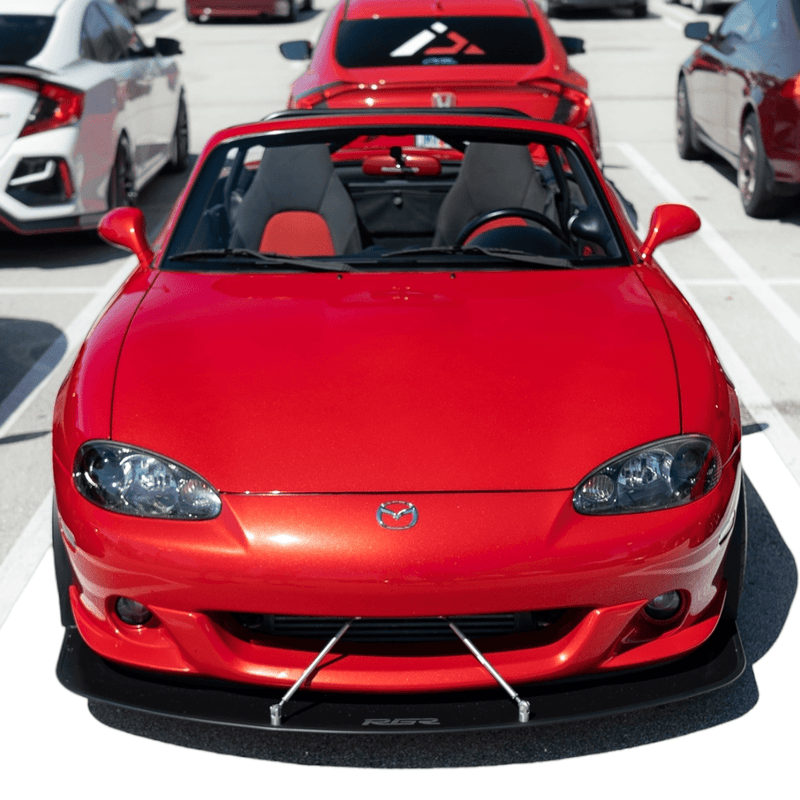 Load image into Gallery viewer, RGR NB Miata "ULTRA" V2 Chassis Mounted Front Splitter Kit - FSPE