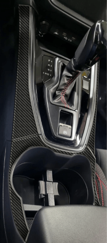 Load image into Gallery viewer, Subaru WRX (2022 - 2024) Carbon Fiber Auto Shifter Cupholder Trim - FSPE