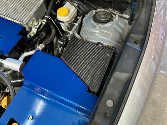 Subaru WRX (2022 - 2025) Carbon Fiber Fuse Box Cover (overlay) - FSPE