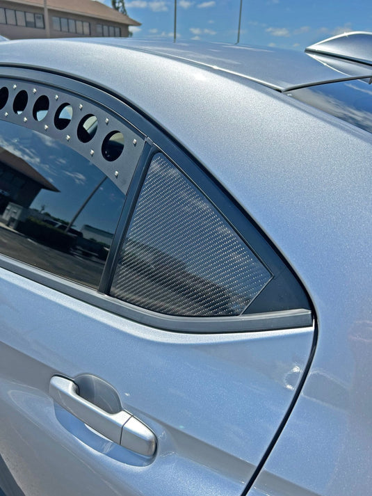 Subaru WRX (2022 - 2025) Carbon Fiber Rear Window Covers (Pair) - FSPE