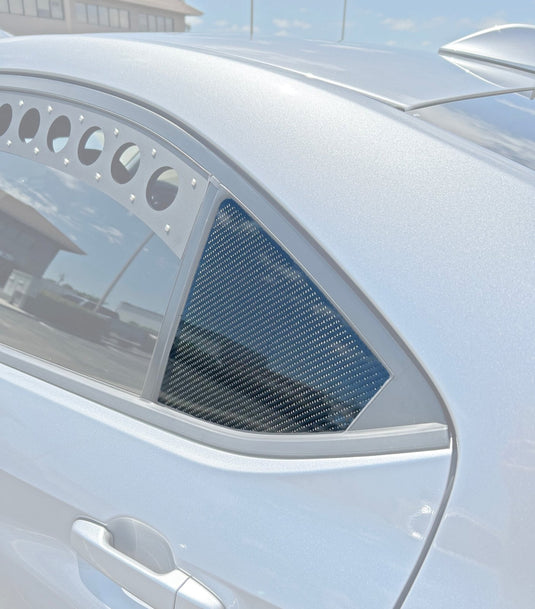 Subaru WRX (2022 - 2025) Carbon Fiber Rear Window Covers (Pair) - FSPE