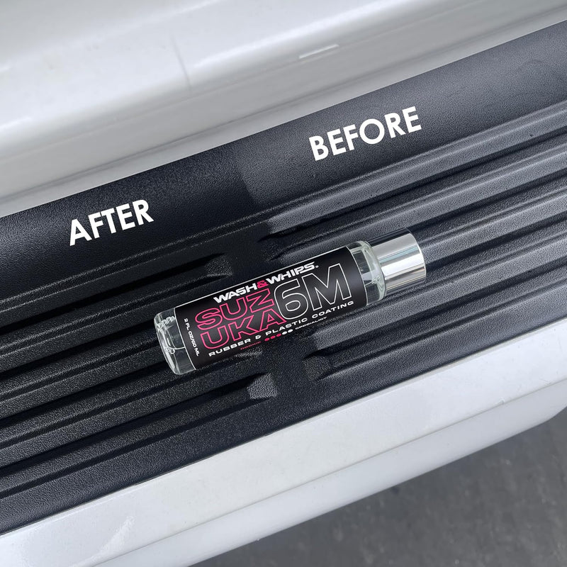 Load image into Gallery viewer, Suzuka 6M Rubber & Plastic Coating for Cars, Restores and Brings Back Black - Concentrated Formula Non - Greasy, 60ml - FSPE
