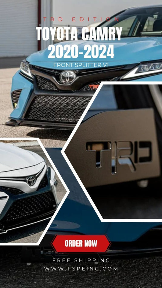 Toyota Camry (2020 - 2024) TRD Edition Front Splitter V1 - FSPE