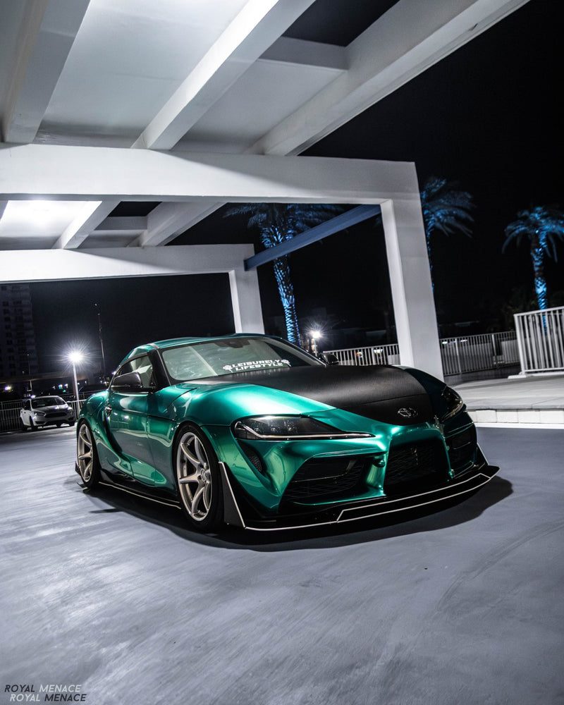 Load image into Gallery viewer, Toyota Supra (A90/A91) CHASSIS MOUNTED Front Splitter (2020 - 2025) V3 - FSPE