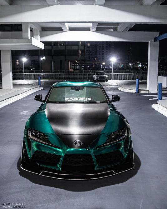 Toyota Supra (A90/A91) CHASSIS MOUNTED Front Splitter (2020 - 2025) V3 - FSPE