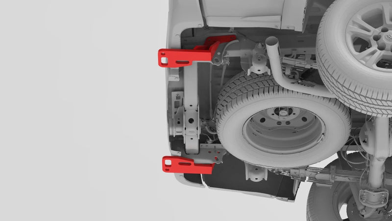 Load image into Gallery viewer, Toyota Tacoma (2016 - 2023) - Rear Recovery Points - FSPE