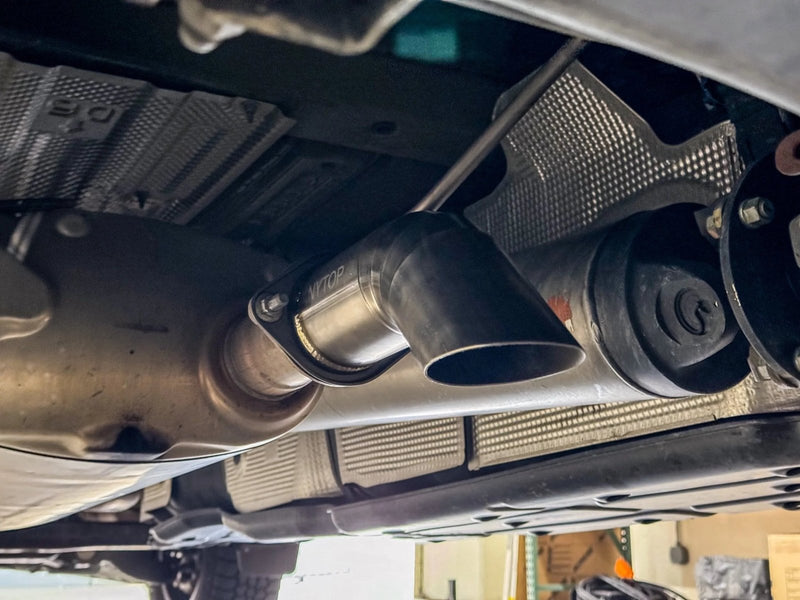 Load image into Gallery viewer, Toyota Tundra (2022 - Current) - Titanium Axle Dump Exhaust Tip - FSPE