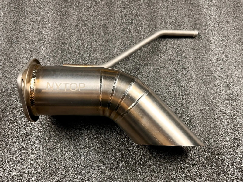 Load image into Gallery viewer, Toyota Tundra (2022 - Current) - Titanium Axle Dump Exhaust Tip - FSPE
