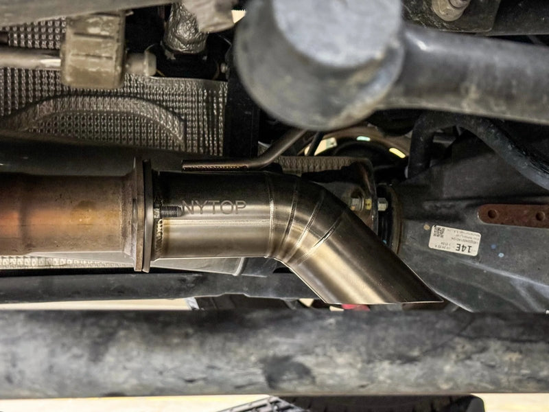 Load image into Gallery viewer, Toyota Tundra (2022 - Current) - Titanium Axle Dump Exhaust Tip - FSPE