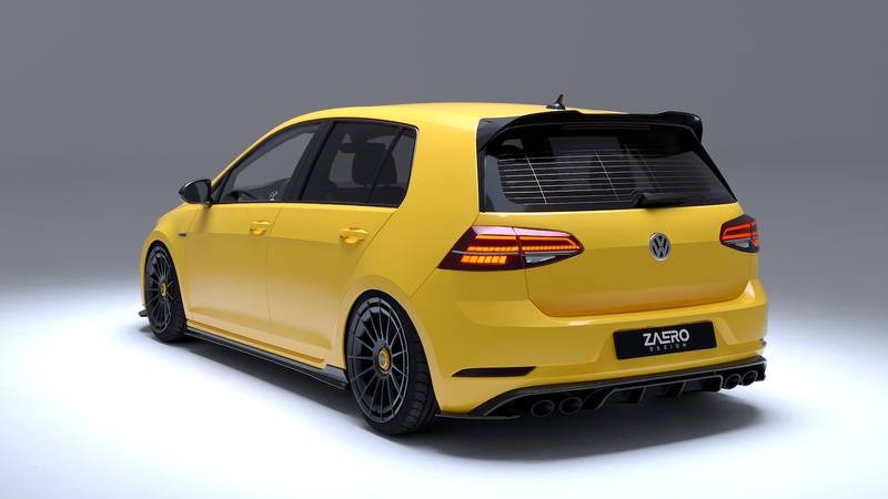 Load image into Gallery viewer, VW Golf R Mk7.5 (2018-2019) EVO-1 Rear Diffuser
