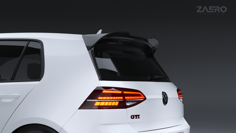 Load image into Gallery viewer, VW Golf GTI & Golf R Mk7 & Mk7.5 (2015 - 2021) EVO - 1 Rear Spoiler - FSPE