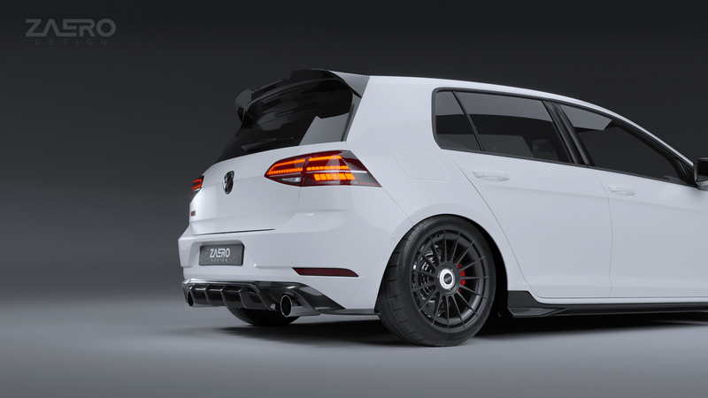 Load image into Gallery viewer, VW Golf GTI & Golf R Mk7 & Mk7.5 (2015 - 2021) EVO - 1 Rear Spoiler - FSPE
