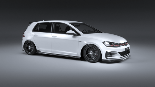 VW Golf GTI & Golf R Mk7 & Mk7.5 (2015 - 2021) EVO - 1 Side Skirts - FSPE