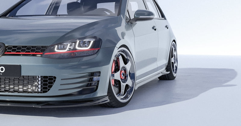 Load image into Gallery viewer, VW Golf GTI Mk7 (2015 - 2017) EVO - 1 Front Splitter (Lip) - FSPE
