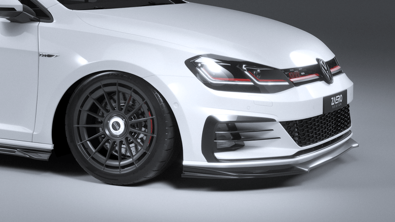 Load image into Gallery viewer, VW Golf GTI Mk7.5 (2018 - 2021) EVO - 1 Front Splitter (Lip) - FSPE