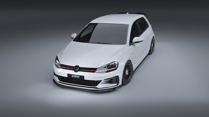 Load image into Gallery viewer, VW Golf GTI Mk7.5 (2018 - 2021) EVO - 1 Front Splitter (Lip) - FSPE