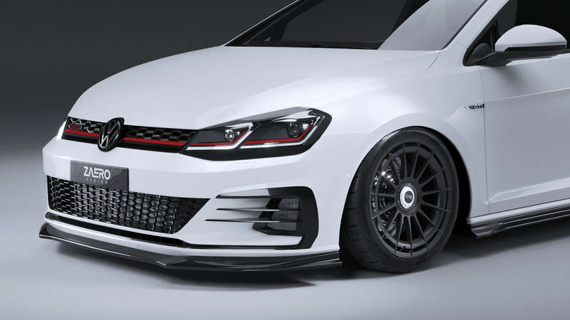 Load image into Gallery viewer, VW Golf GTI Mk7.5 (2018 - 2021) EVO - 1 Front Splitter (Lip) - FSPE