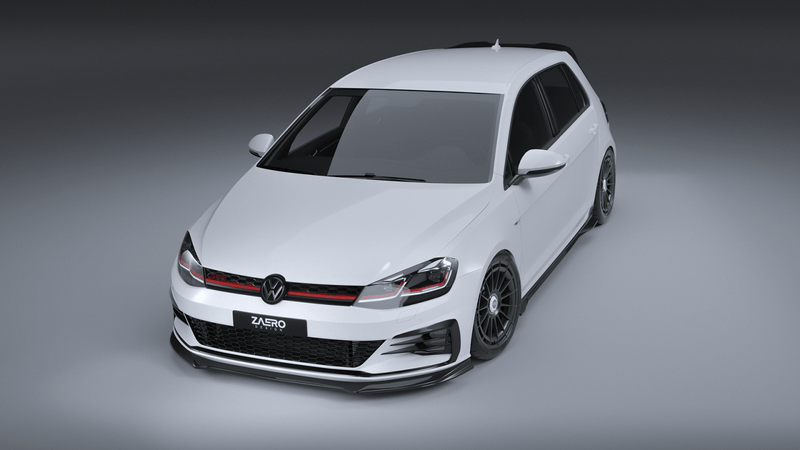 Load image into Gallery viewer, VW Golf GTI Mk7.5 (2018 - 2021) EVO - 1 Front Splitter (Lip) - FSPE