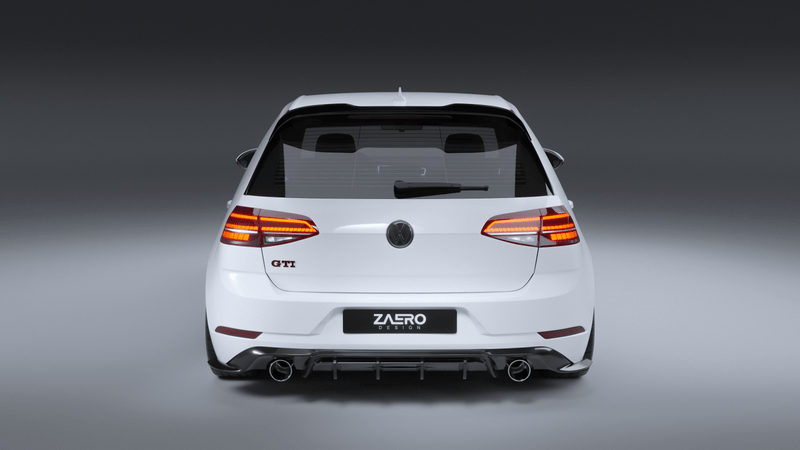 Load image into Gallery viewer, VW Golf GTI Mk7.5 (2018 - 2021) EVO - 1 Rear Diffuser - FSPE