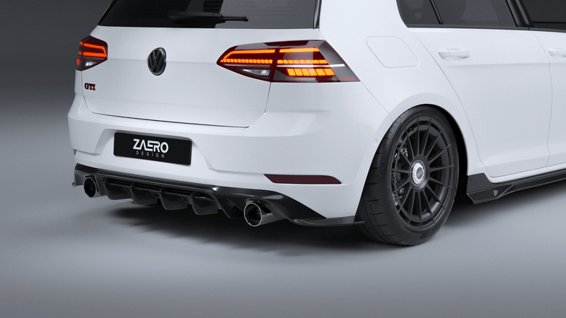 Load image into Gallery viewer, VW Golf GTI Mk7.5 (2018 - 2021) EVO - 1 Rear Diffuser - FSPE