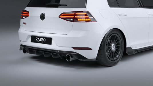 VW Golf GTI Mk7.5 (2018 - 2021) EVO - 1 Rear Diffuser - FSPE