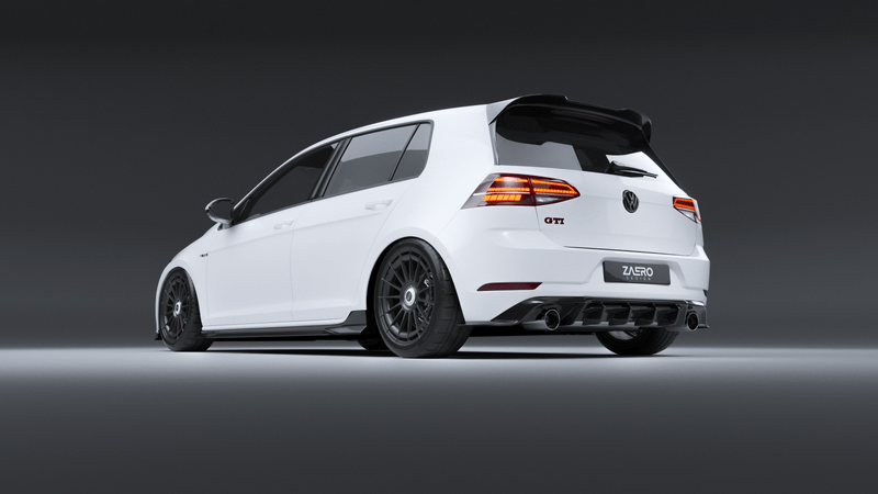 Load image into Gallery viewer, VW Golf GTI Mk7.5 (2018 - 2021) EVO - 1 Rear Diffuser - FSPE