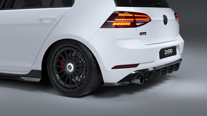 Load image into Gallery viewer, VW Golf GTI Mk7.5 (2018 - 2021) EVO - 1 Rear Diffuser - FSPE