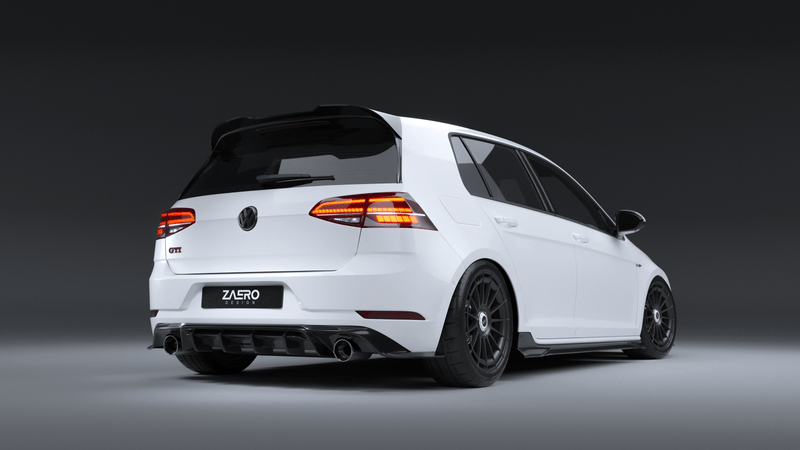 Load image into Gallery viewer, VW Golf GTI Mk7.5 (2018 - 2021) EVO - 1 Rear Diffuser - FSPE