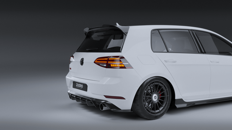 Load image into Gallery viewer, VW Golf GTI Mk7.5 (2018 - 2021) EVO - 1 Rear Diffuser - FSPE