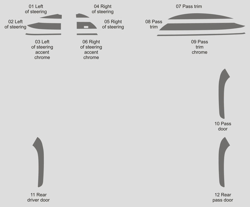 Load image into Gallery viewer, Acura RDX SUV (2013-2018) Carbon Fiber Trims - FSPE