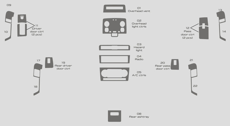 Load image into Gallery viewer, Audi A3 Wagon (2006-2013) Carbon Fiber Trims - FSPE
