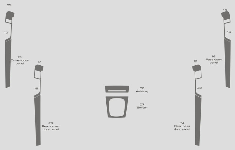 Load image into Gallery viewer, Audi A3 Wagon (2006-2013) Carbon Fiber Trims - FSPE