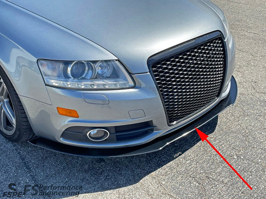 Audi A6 (C6 2006-2011) Front Splitter V1 - FSPE