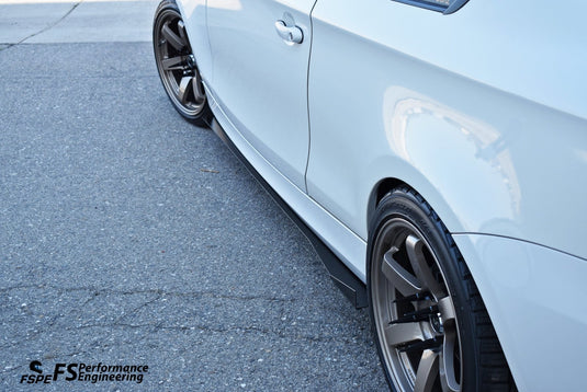 BMW 128i / 135i (2007-2013) Aluminum Side Skirt Extensions - FSPE