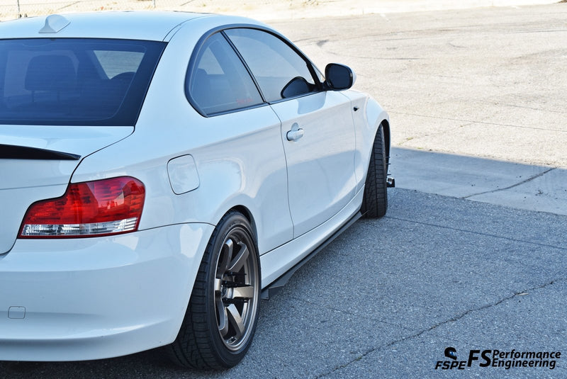 Load image into Gallery viewer, BMW 128i / 135i (2007-2013) Aluminum Side Skirt Extensions - FSPE