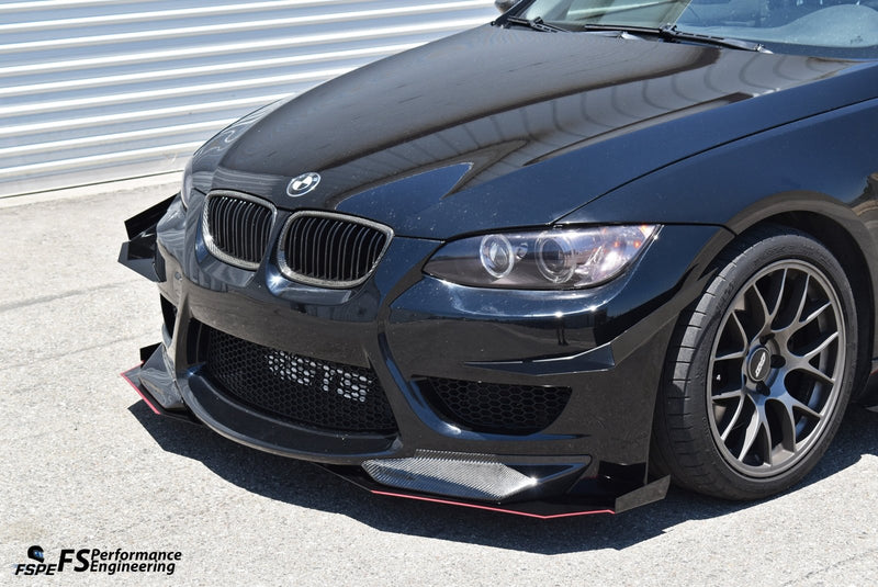 Load image into Gallery viewer, BMW 335i (E92) (2006-2012) Splitter Spats for Amuse Bumper - FSPE