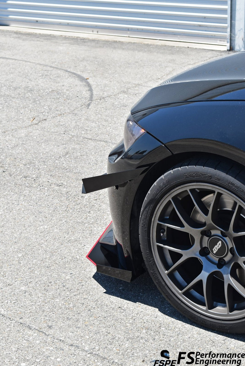 Load image into Gallery viewer, BMW 335i (E92) (2006-2012) Splitter Spats for Amuse Bumper - FSPE