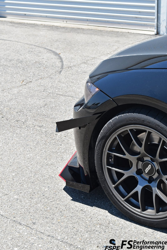 BMW 335i (E92) (2006-2012) Splitter Spats for Amuse Bumper - FSPE